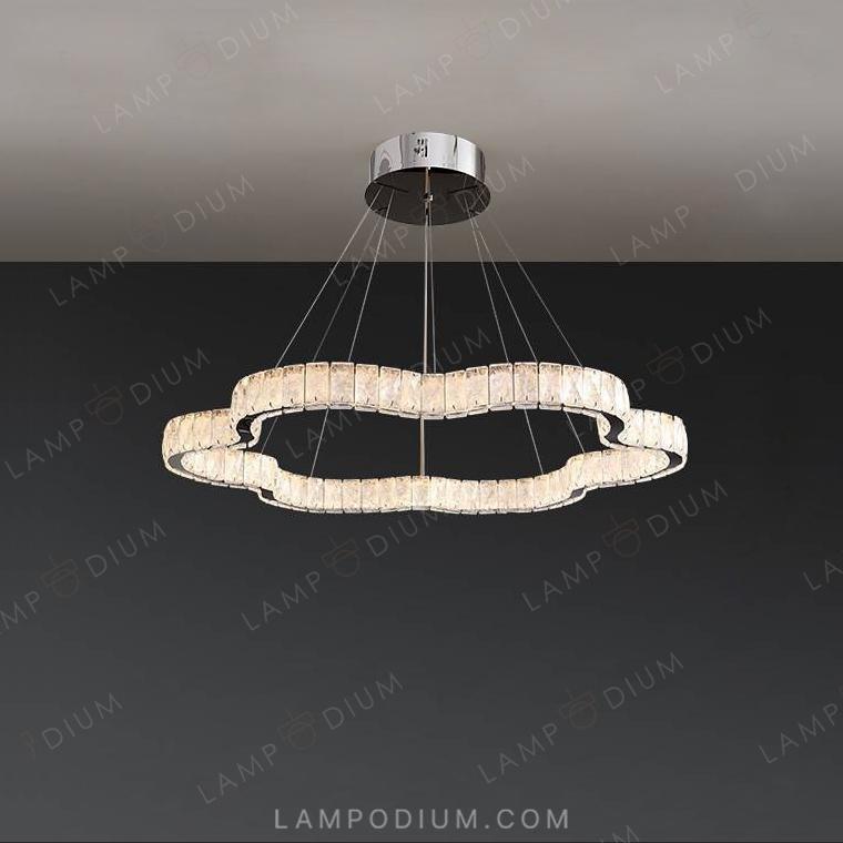 Circular chandeliers and lamps INGVALD