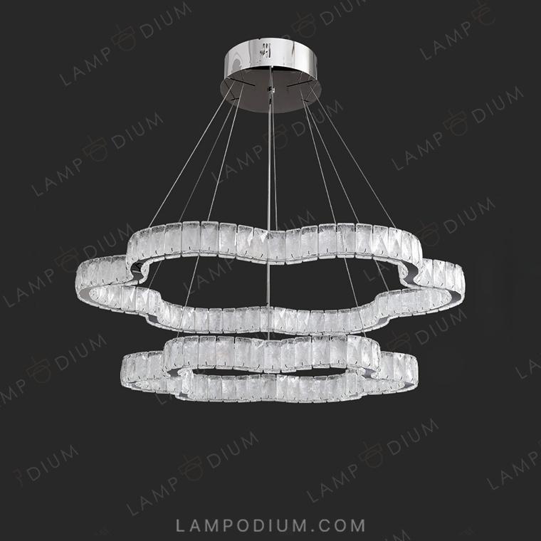 Circular chandeliers and lamps INGVALD