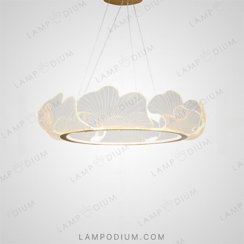 Circular chandeliers and light fixtures INTENS