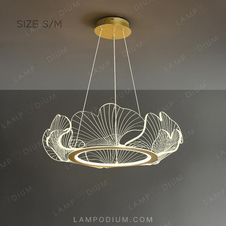 Circular chandeliers and light fixtures INTENS