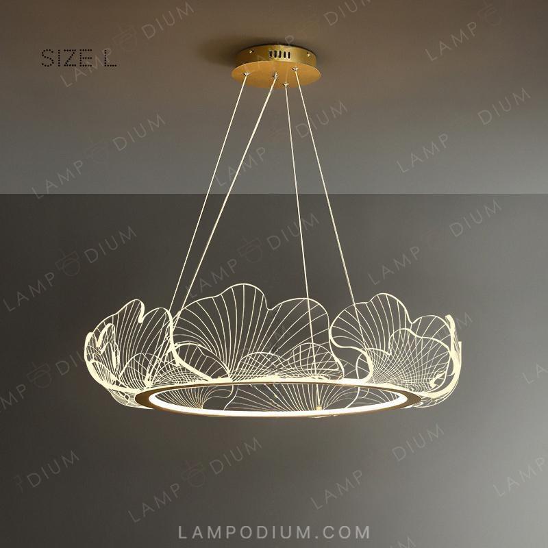 Circular chandeliers and light fixtures INTENS