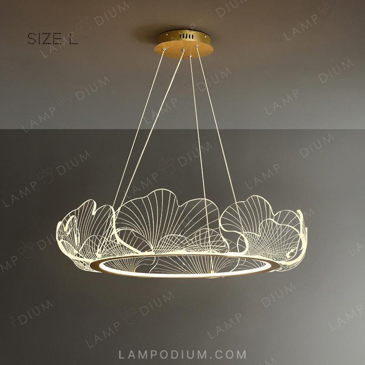 Circular chandeliers and light fixtures INTENS