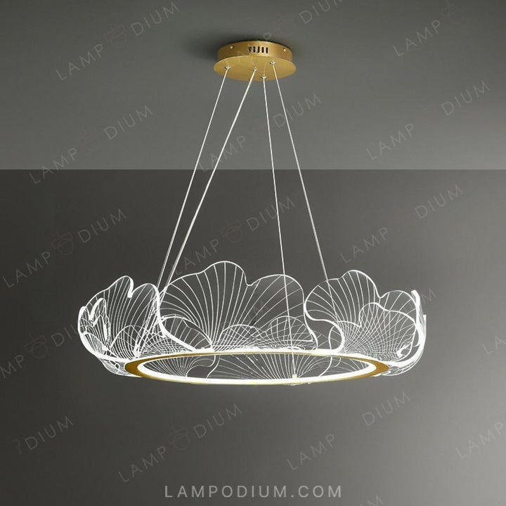 Circular chandeliers and light fixtures INTENS