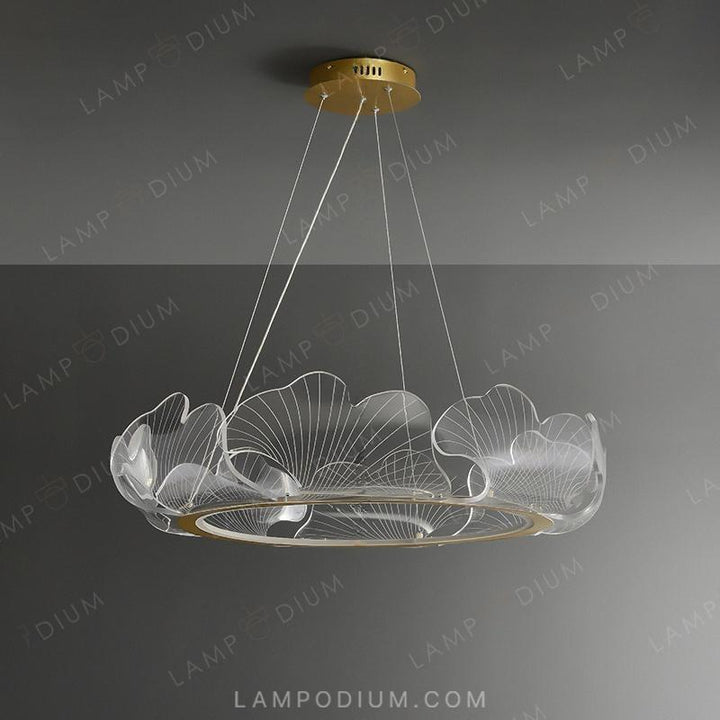 Circular chandeliers and light fixtures INTENS