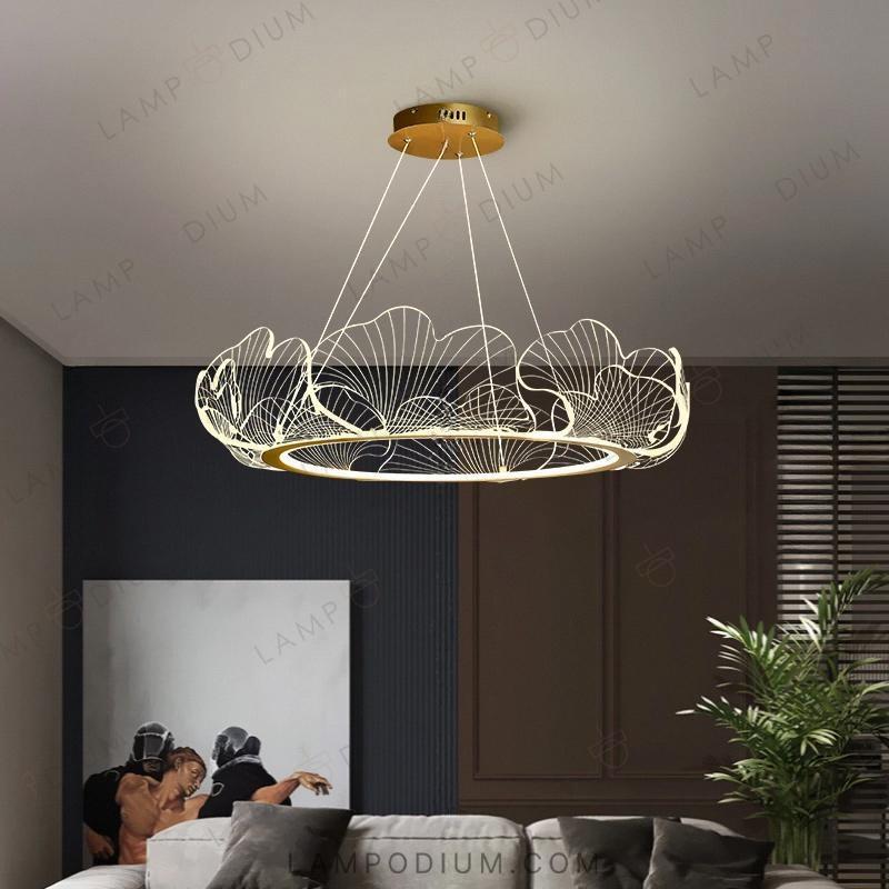 Circular chandeliers and light fixtures INTENS