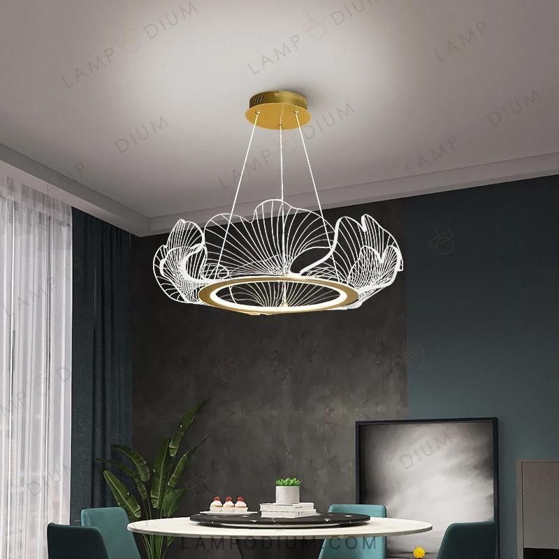 Circular chandeliers and light fixtures INTENS