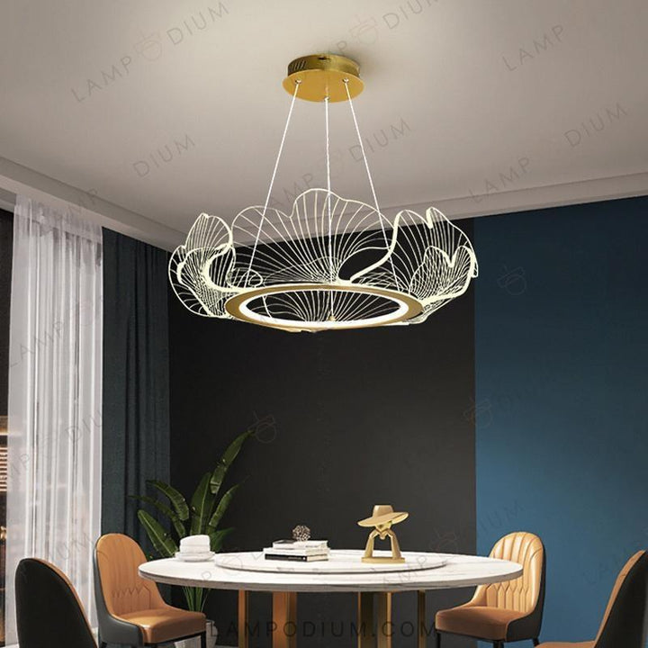 Circular chandeliers and light fixtures INTENS