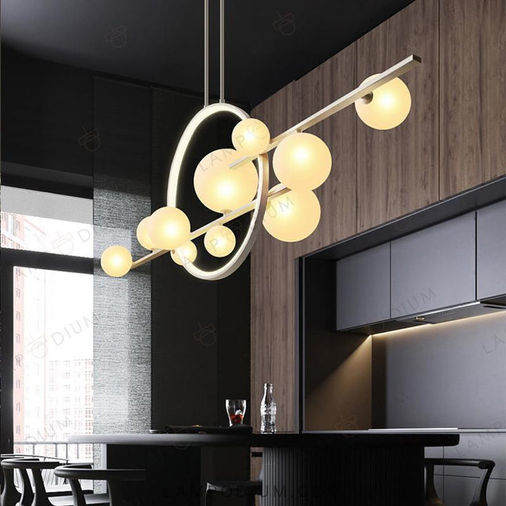 Linear, row luminaire IONA L HALO