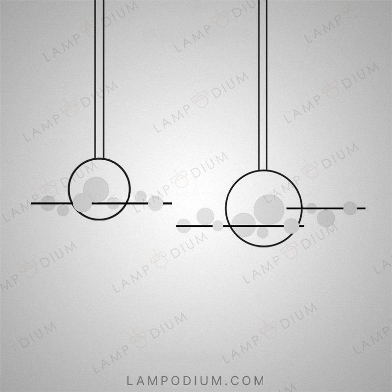 Linear, row luminaire IONA L HALO