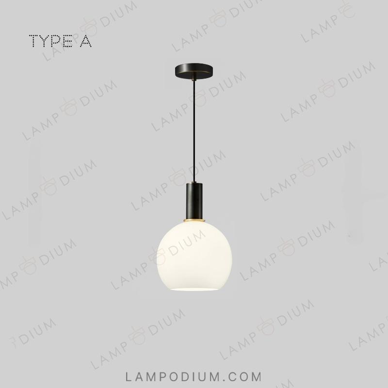 Pendant light IRIS WHITE