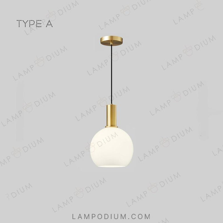 Pendant light IRIS WHITE