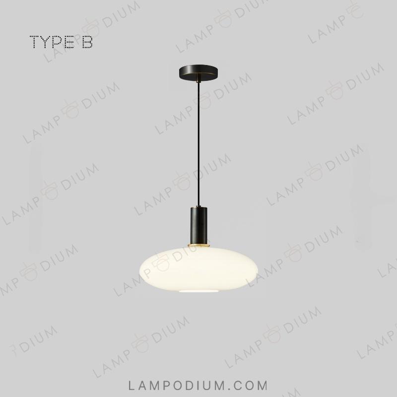 Pendant light IRIS WHITE