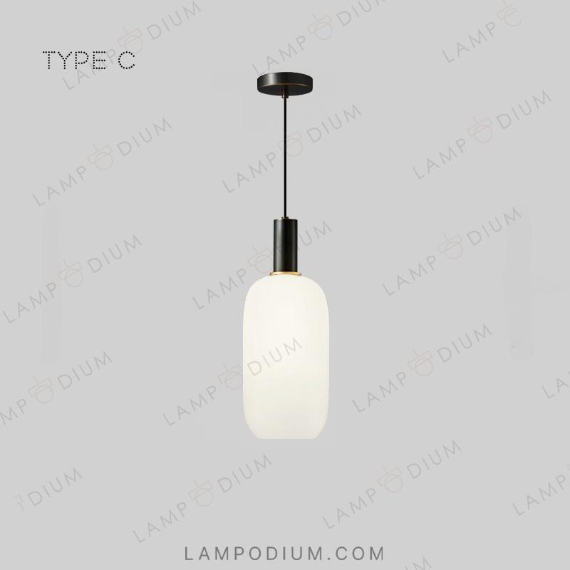 Pendant light IRIS WHITE