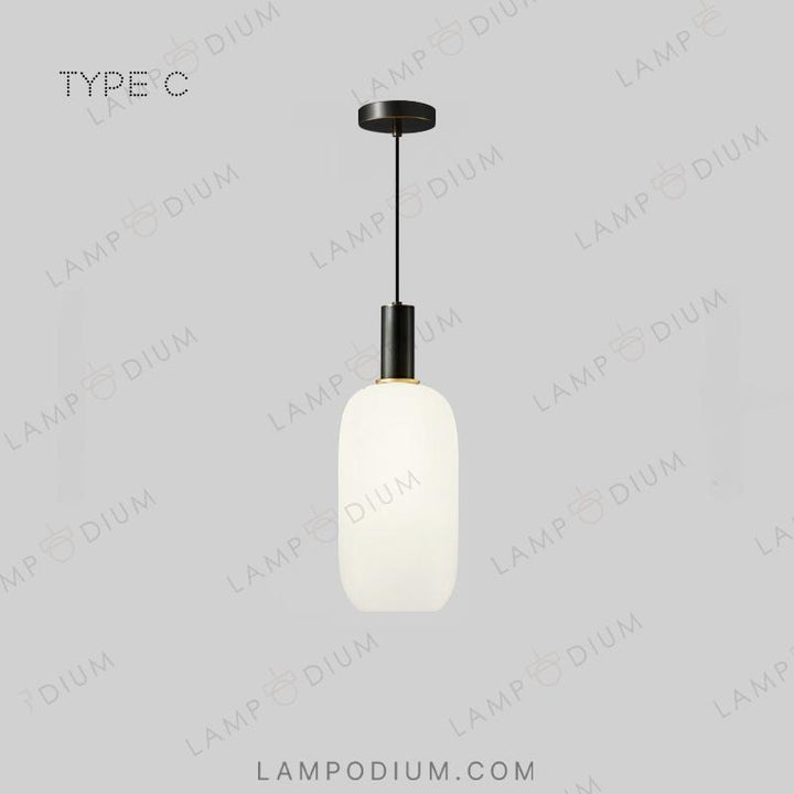 Pendant light IRIS WHITE