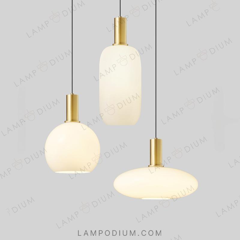 Pendant light IRIS WHITE