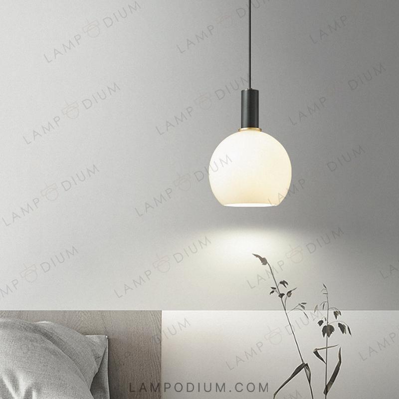 Pendant light IRIS WHITE