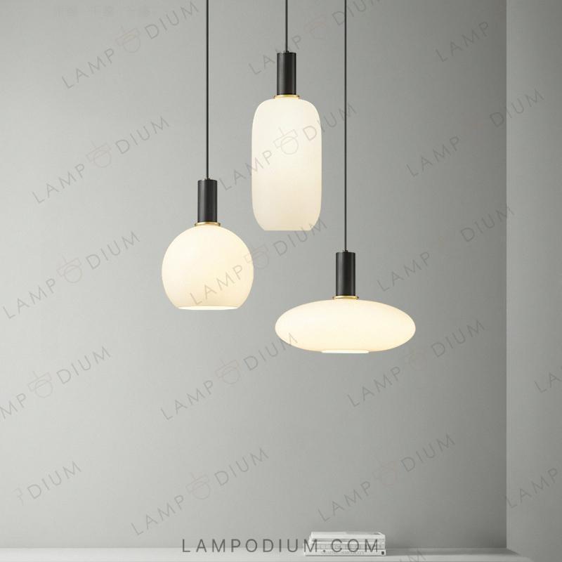 Pendant light IRIS WHITE