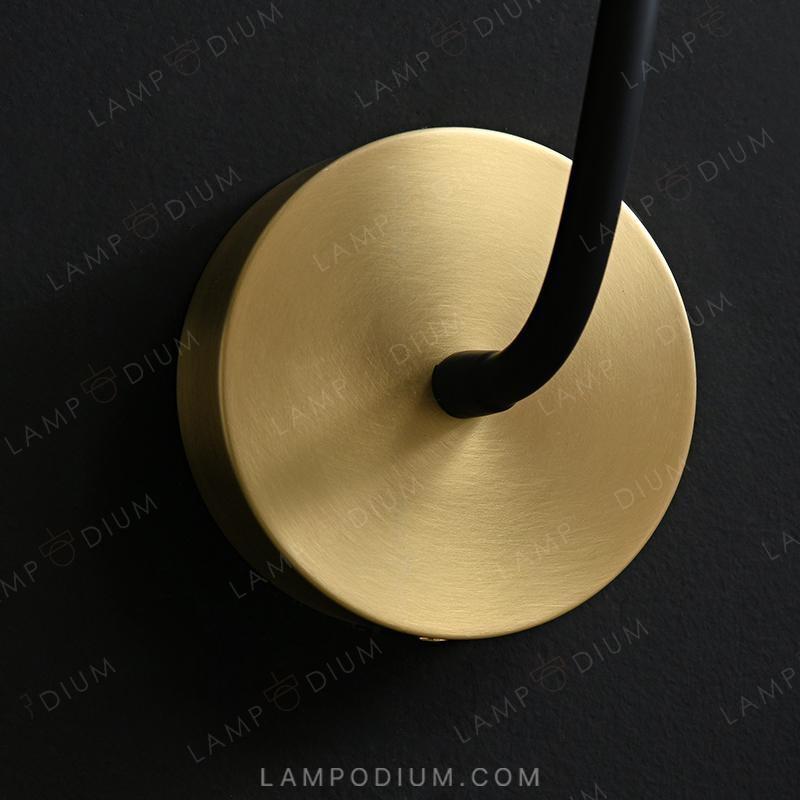 Wall lamp with flexible fastening ISIS