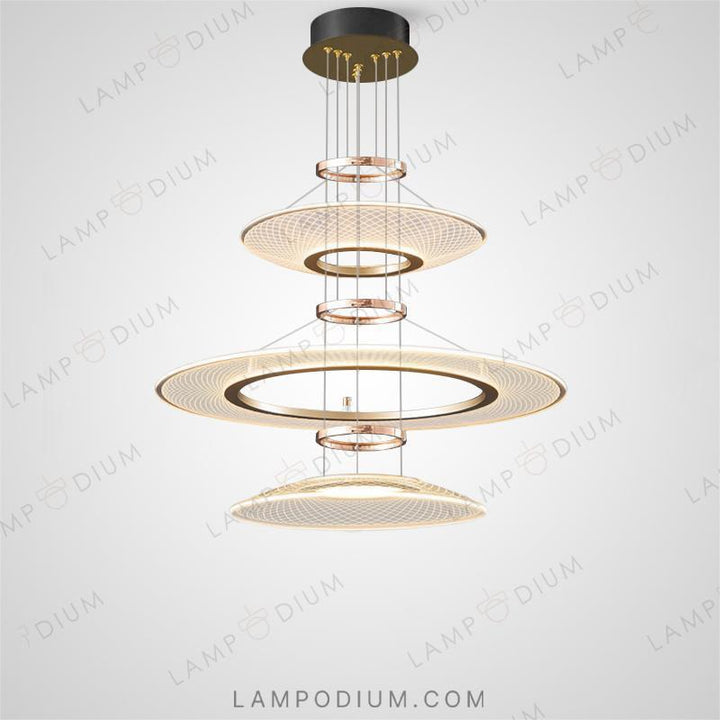 Circular chandeliers and light fixtures ISTRAL