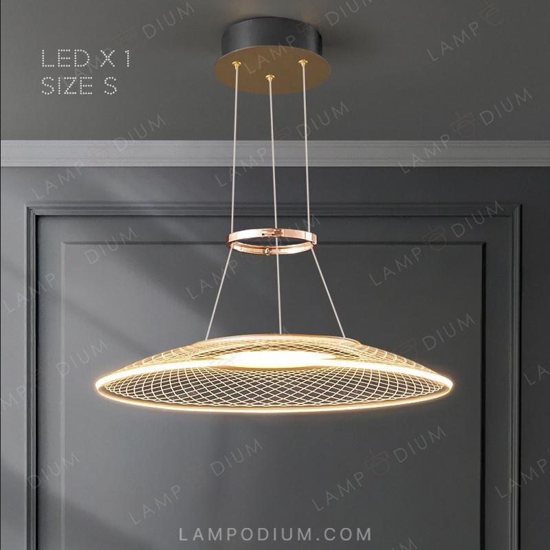 Circular chandeliers and light fixtures ISTRAL