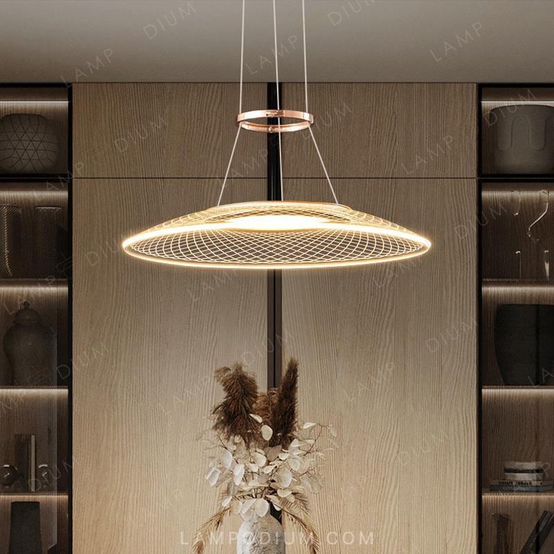 Circular chandeliers and light fixtures ISTRAL