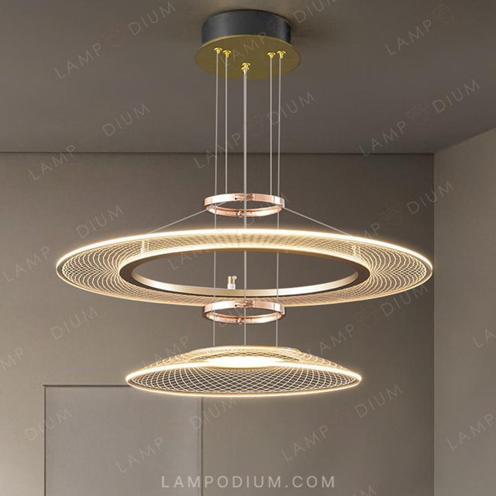 Circular chandeliers and light fixtures ISTRAL