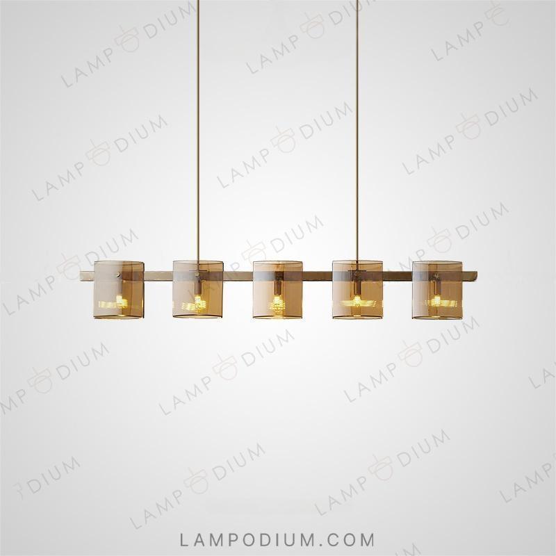 Linear, row luminaire JANICE LONG