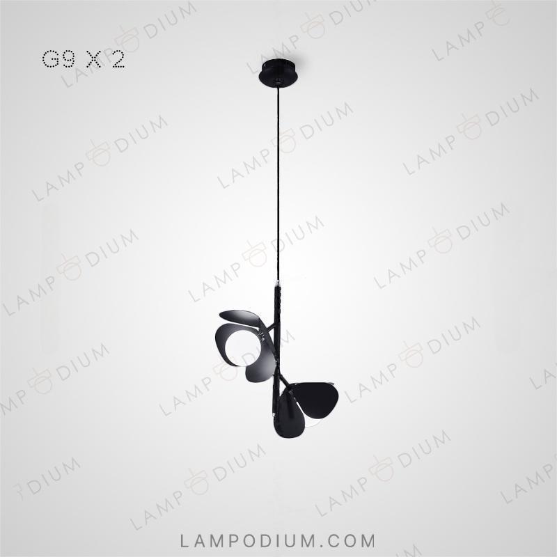 Pendant light JANITA BW