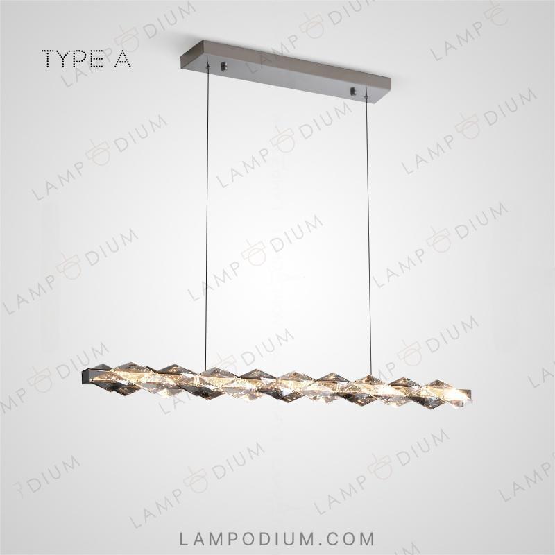 Linear, row luminaire JENNIFER LONG