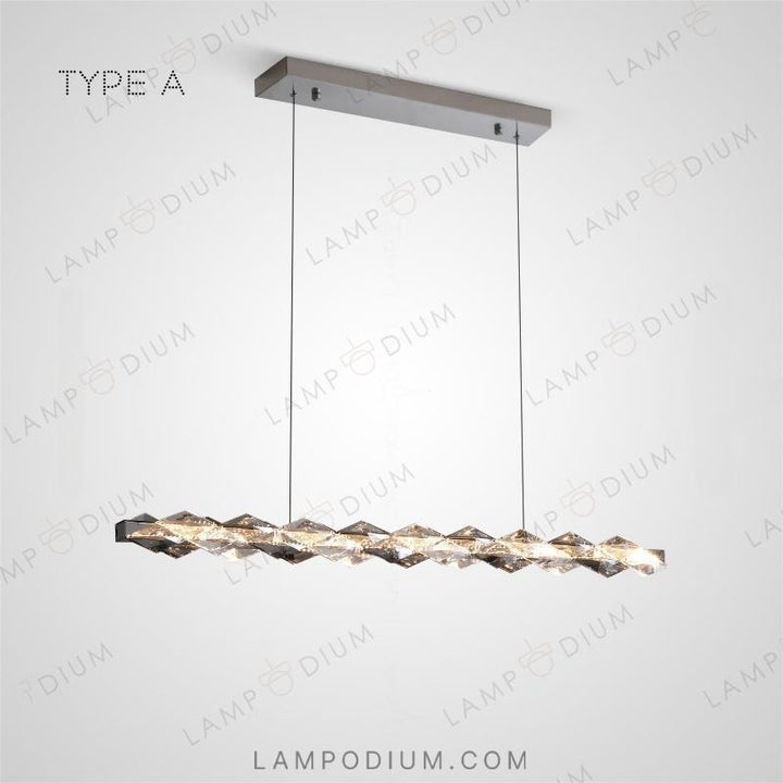 Linear, row luminaire JENNIFER LONG