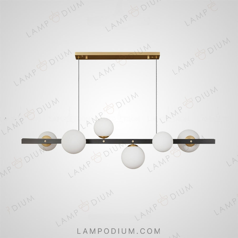 Linear, row luminaire JUDITH