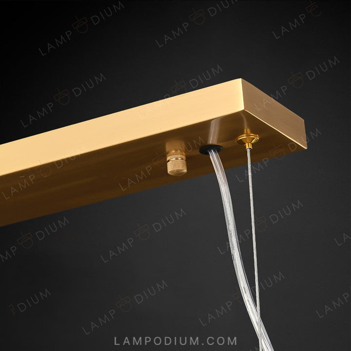 Linear, row luminaire JUDITH