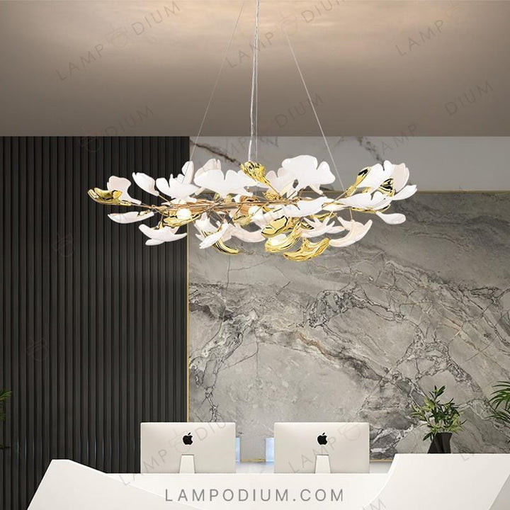 Circular chandeliers and light fixtures JULIETTA CH