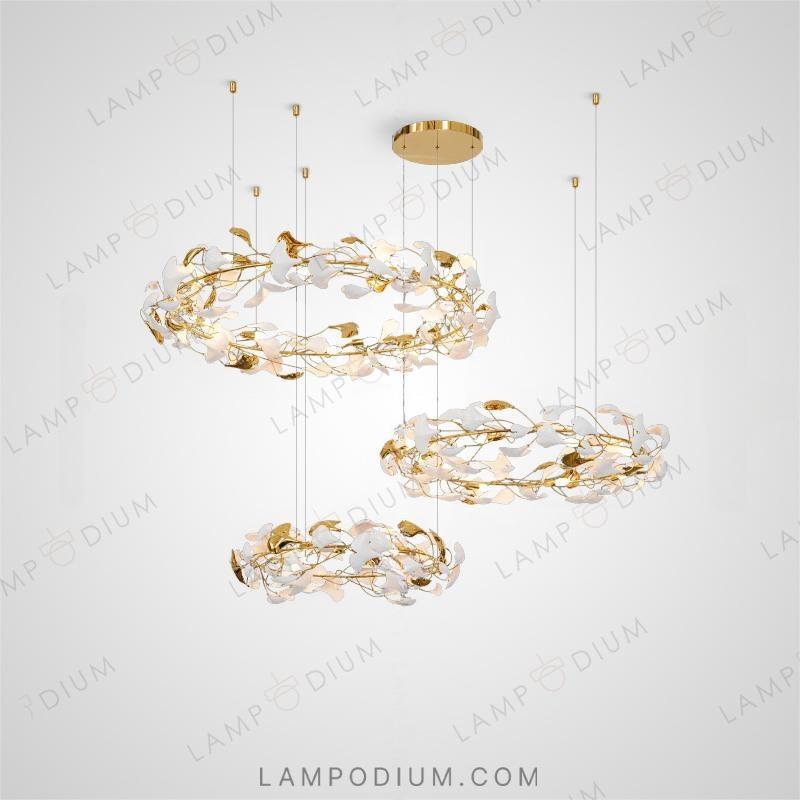 Ring chandeliers and lamps JULIETTA COMBO