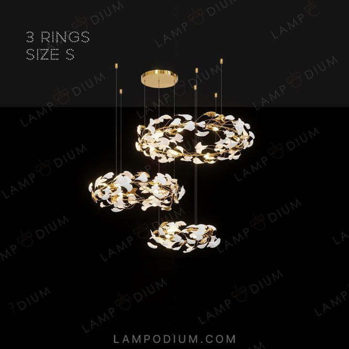 Ring chandeliers and lamps JULIETTA COMBO