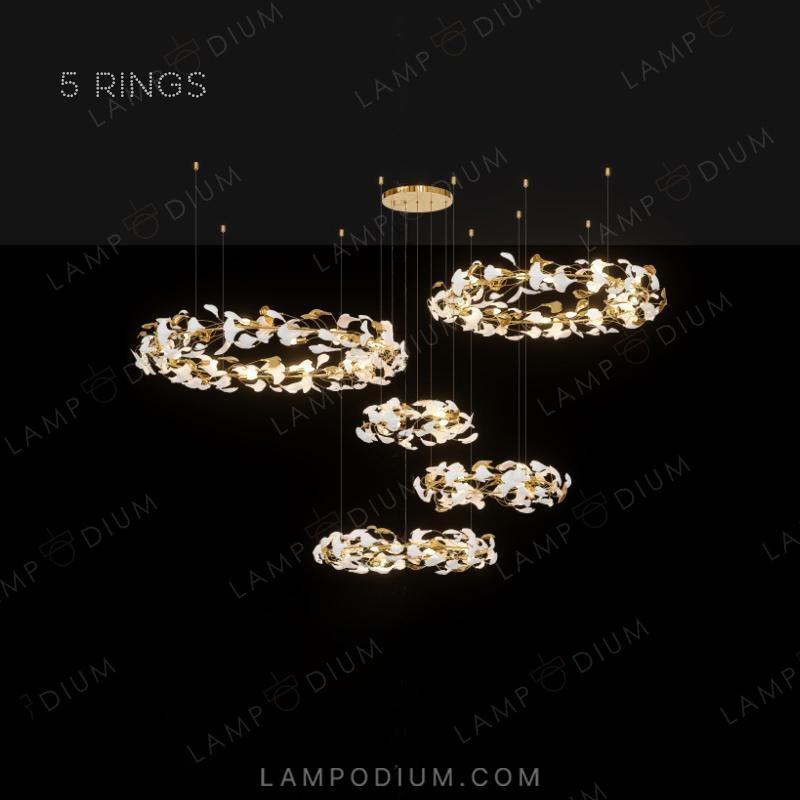 Ring chandeliers and lamps JULIETTA COMBO