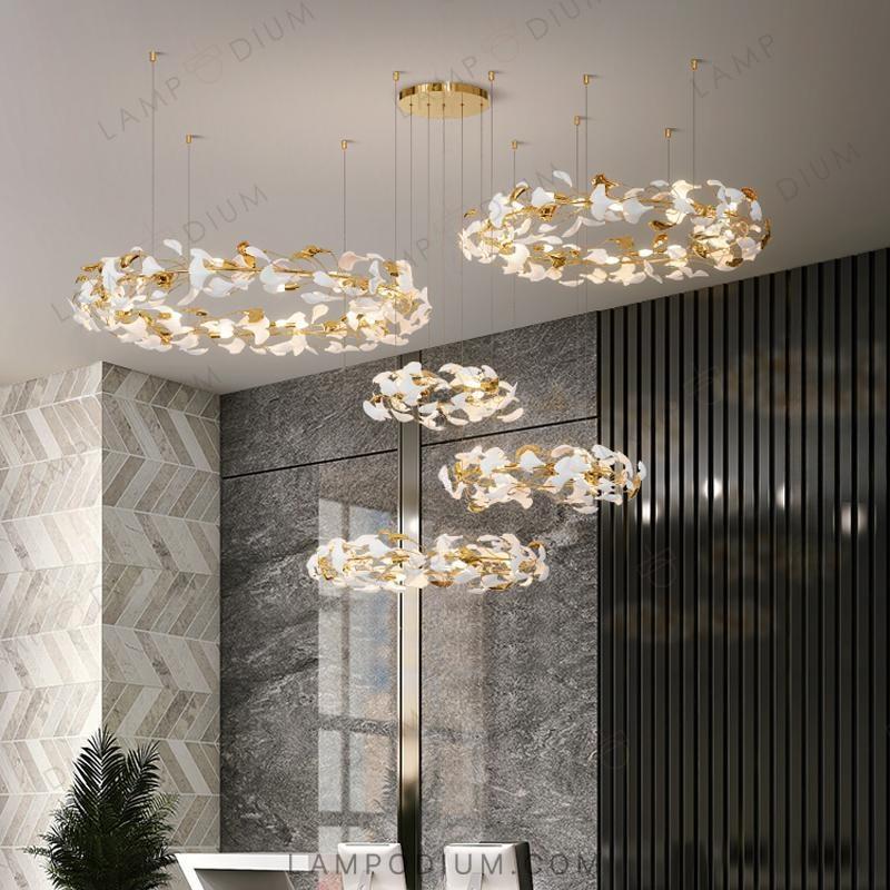 Ring chandeliers and lamps JULIETTA COMBO