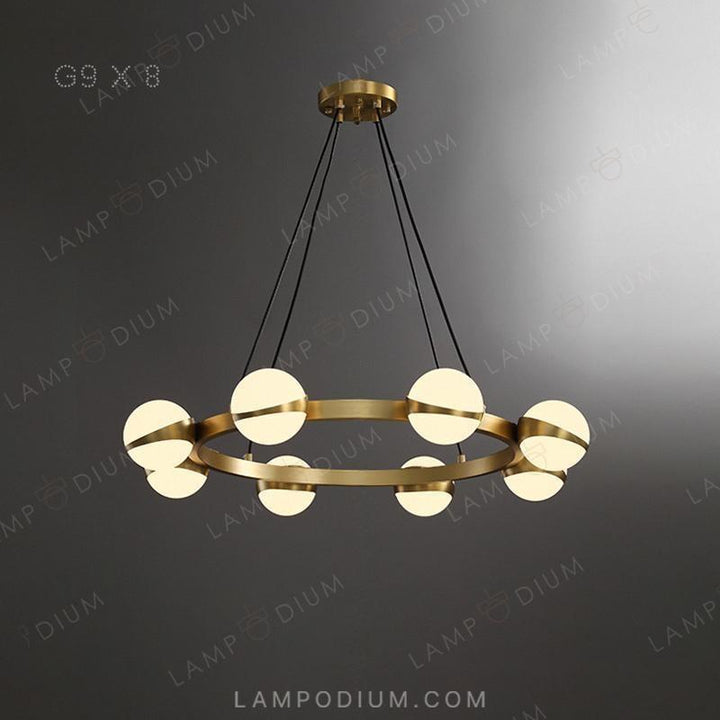 Ring chandeliers and light fixtures KAIRA CH