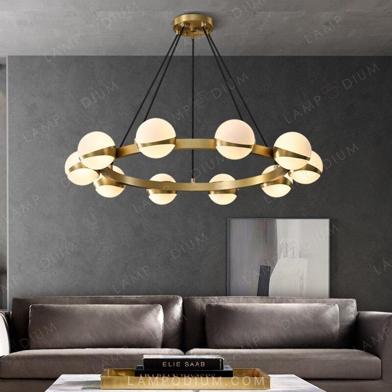 Ring chandeliers and light fixtures KAIRA CH