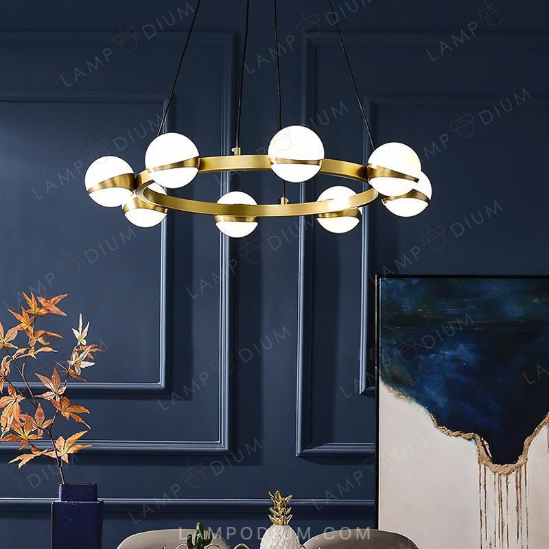 Ring chandeliers and light fixtures KAIRA CH