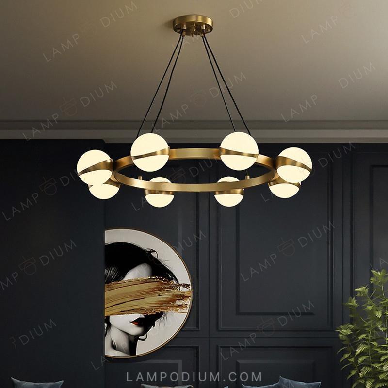 Ring chandeliers and light fixtures KAIRA CH