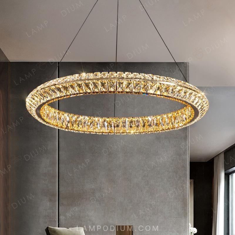 Circular chandeliers and light fixtures KAISER ONE