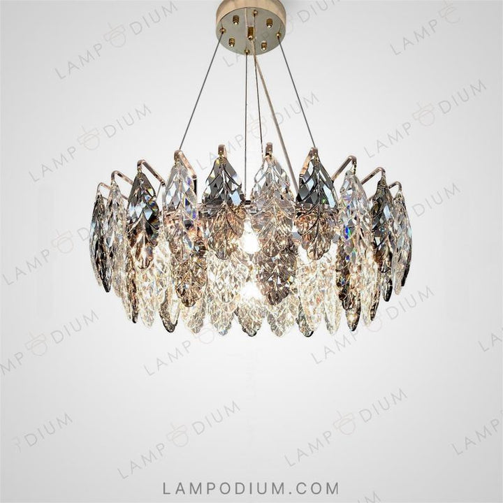 Circular chandeliers and light fixtures KARELLA