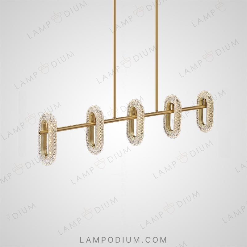 Linear, row luminaire KEZIA B LONG