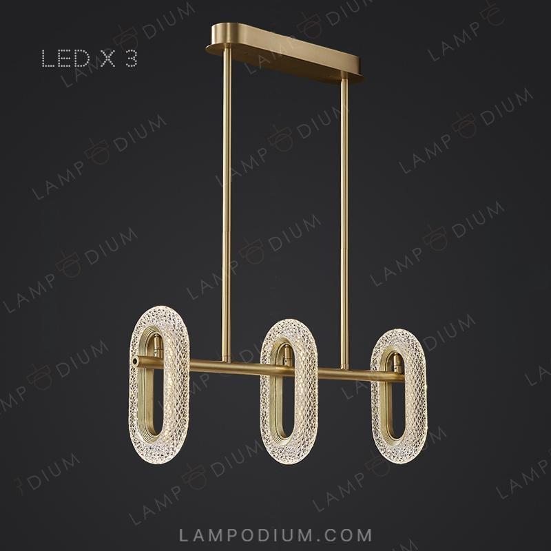 Linear, row luminaire KEZIA B LONG