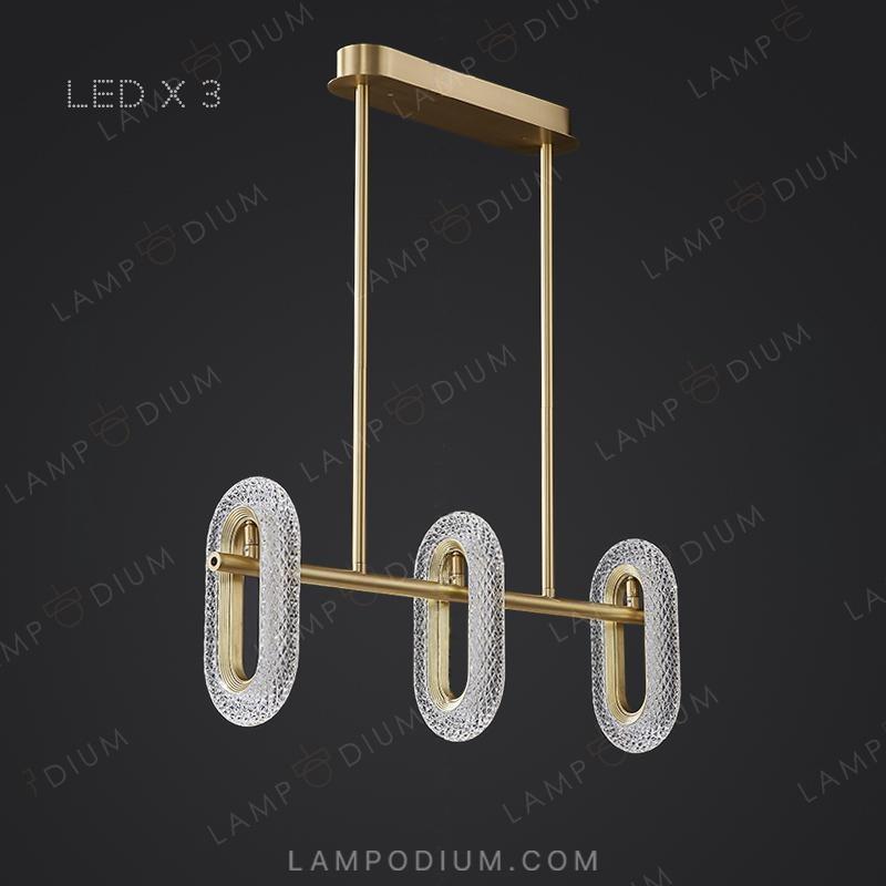 Linear, row luminaire KEZIA B LONG