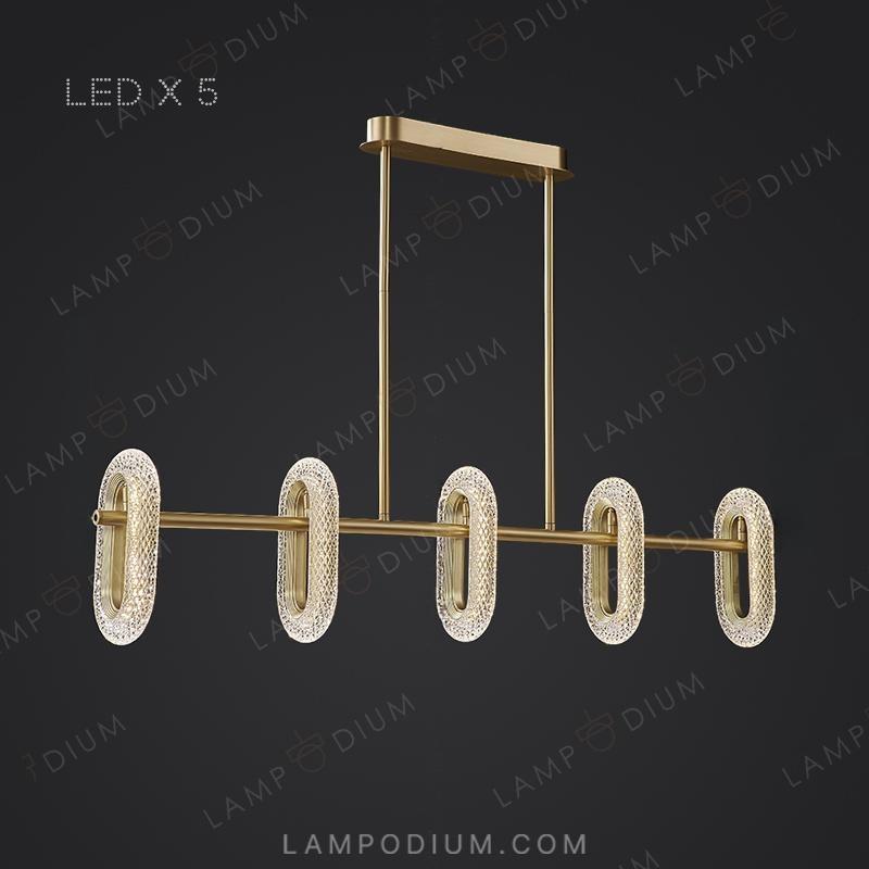 Linear, row luminaire KEZIA B LONG