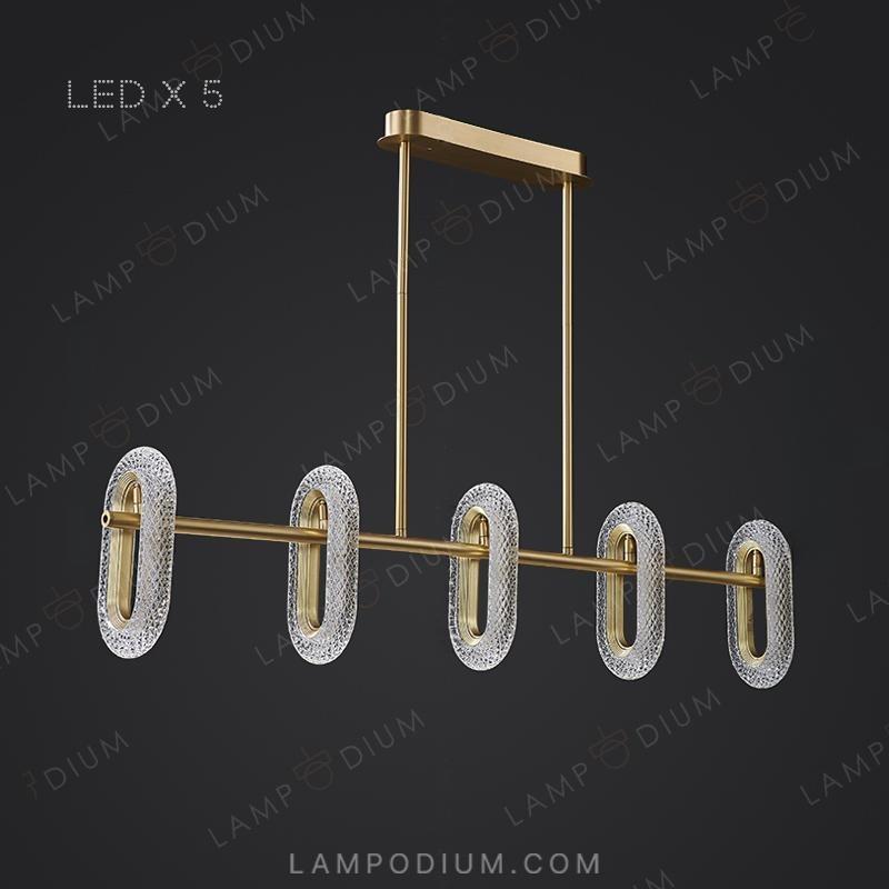 Linear, row luminaire KEZIA B LONG