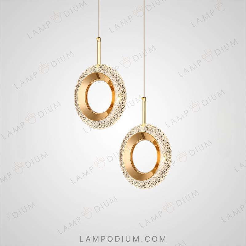 Ready combination of lighting fixtures KEZIA DUO RING