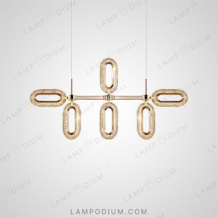 Linear, row luminaire KEZIA LONG